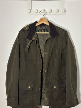 Olive Barbour Convoy Jacket